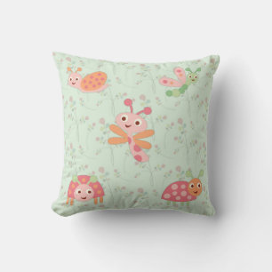 Oreiller pour enfants Happy Little Bugs Nursery