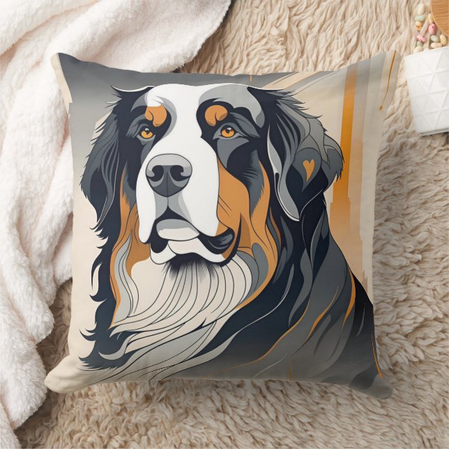 Oreiller pour le chien de montagne bernois (Couverture)
