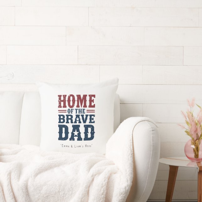 Oreiller pour papa courageux – Cadeau drôle pour c (Canapé)