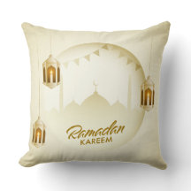 Oreiller Ramadan Kareem Doré