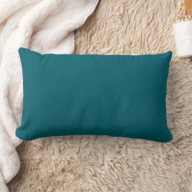 oreiller rectangulaire sarcelle avec une housse en (Couverture)