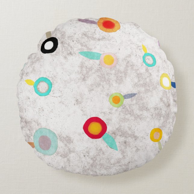 Oreiller Rond Coussin Rond (Devant)