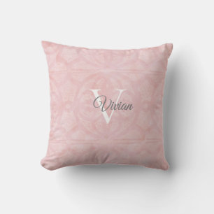 Oreiller rose en poudre