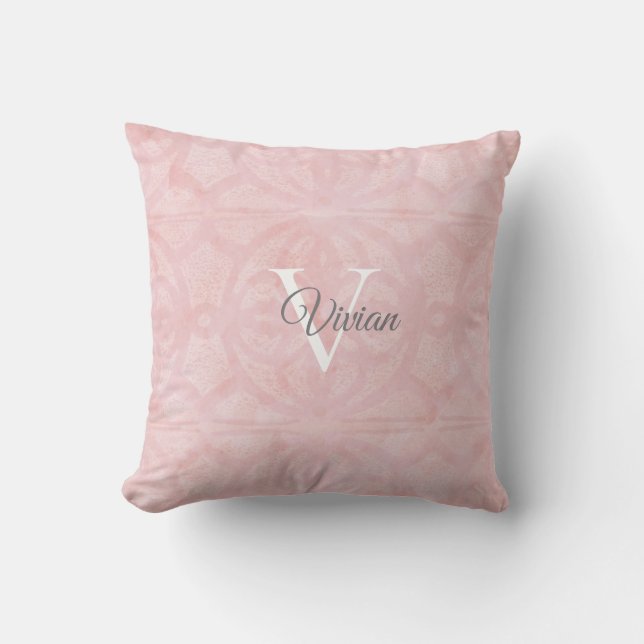 Oreiller rose en poudre (Recto)