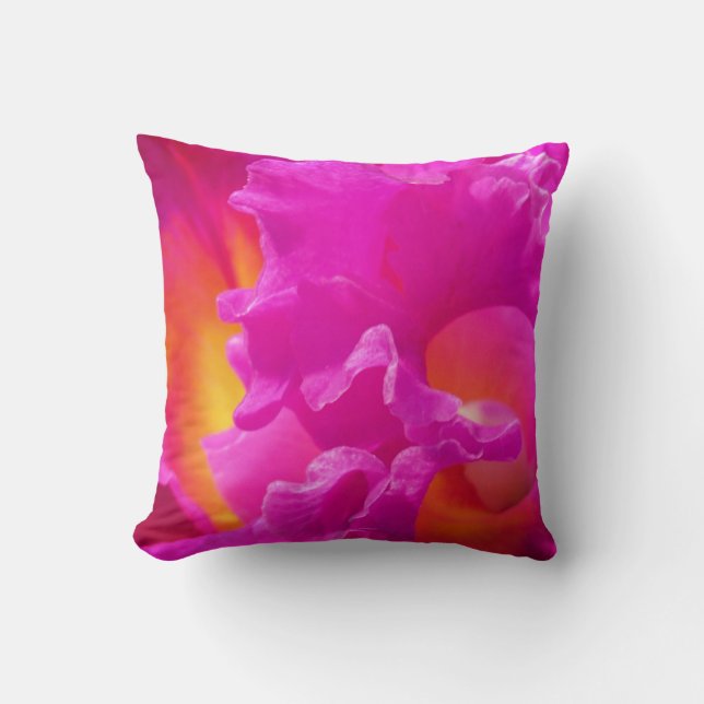 Oreiller rose Floral (Recto)