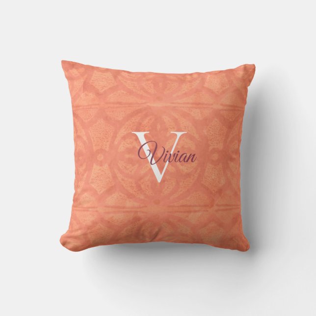 Oreiller rose pamplemousse (Recto)