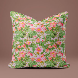 Oreiller Rose Rose Vintage en Douceur Rose