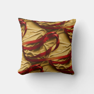 Oreiller rouge or