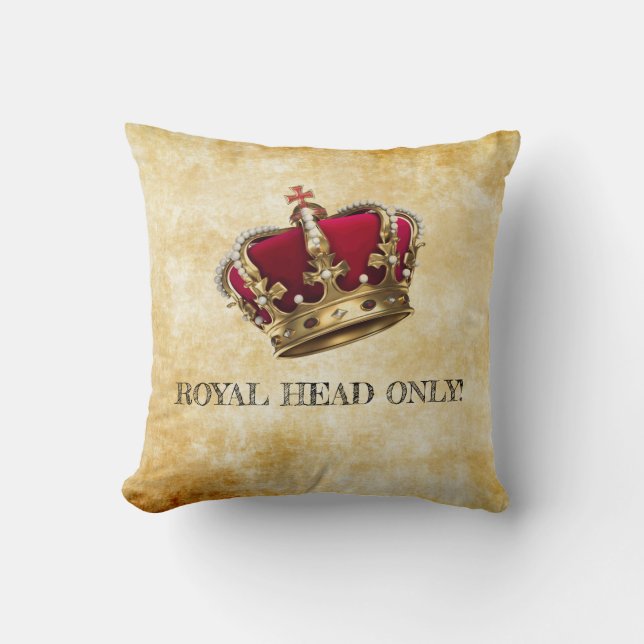 Oreiller royal amusant pour tête seulement ! (Recto)