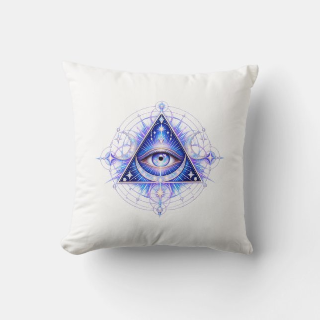 Oreiller saphir Celestial Eye (Recto)