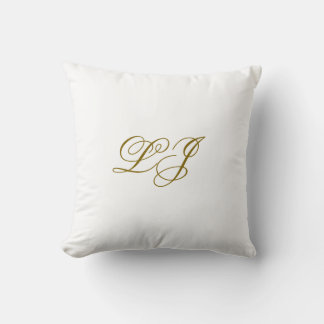 Oreiller simple monoface Monogramme