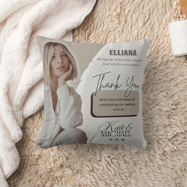 Oreiller souvenir d'un événement personnalisé (Couverture)