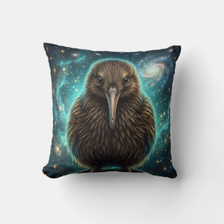 Oreiller Starlight à l'oiseau Kiwi – Illustration