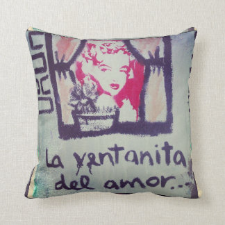 Oreiller street art la ventanita de l'amour
