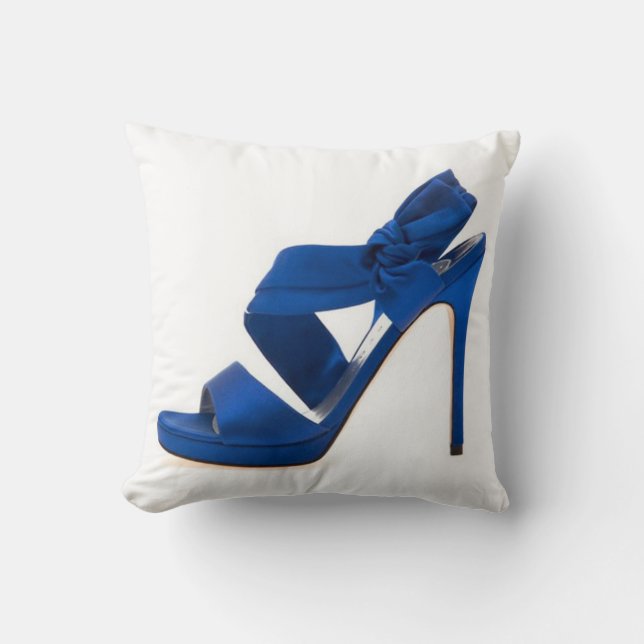 Oreiller Talons Hauts Bleus ! (Recto)