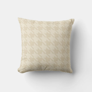 Oreiller Tan Houndstooth