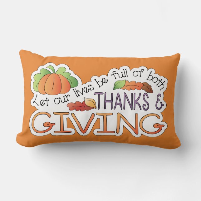 Oreiller Thanksgiving (Recto)