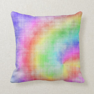 Oreiller Tie Dye Arc-en-Ciel