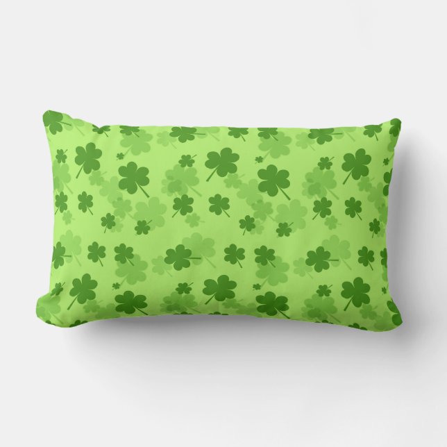 Oreiller Trèfle de la Saint-Patrick (Recto)