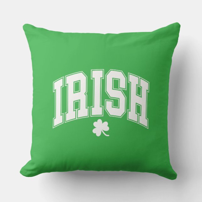 Oreiller trèfle de la Saint-Patrick (Recto)