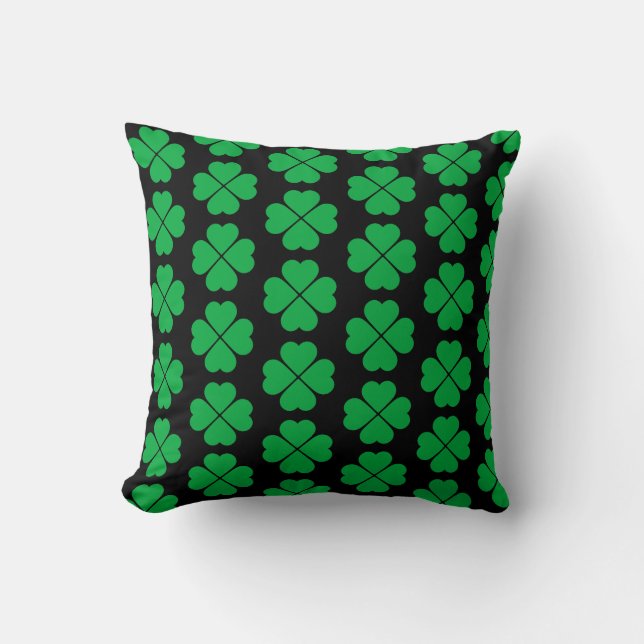 Oreiller trèfle de la Saint-Patrick (Recto)
