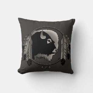 Oreiller tribal personnalisé Coussin d'art autocht