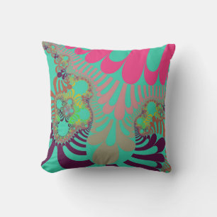 Oreiller Turquoise Pastel Sur Mesure
