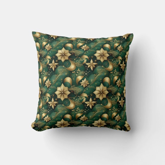 Oreiller vert et or (Recto)