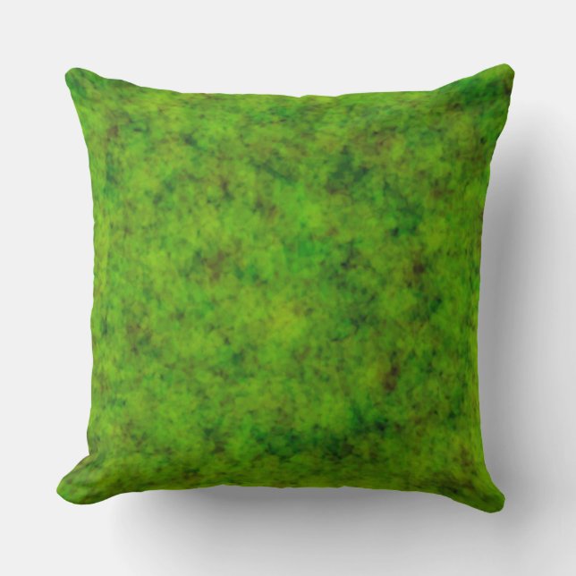 Oreiller vert Mossy (Recto)