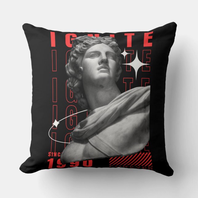 Oreiller vintage moderne (Recto)