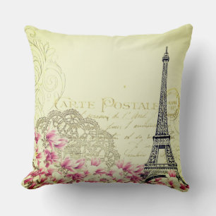 Oreiller vintage Paris