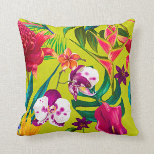 Oreiller vintage Tropical Flower