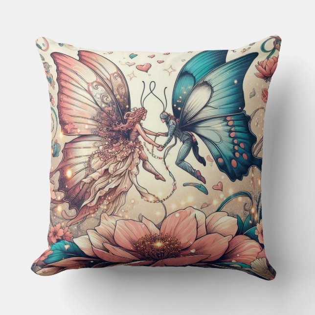 Oreiller vintage Whimsy Pastel (Recto)