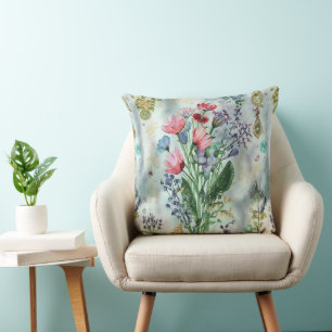 Oreillers à jet d'aquarelle Boho - Dreamy Bohemian