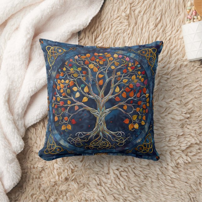 Oreillers à jet d'arbre de vie (Couverture)