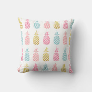 Oreillers à lancer d'ananas Tropical Or moderne