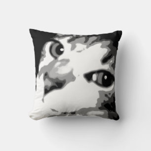 Oreillers à lancer de chat graphique