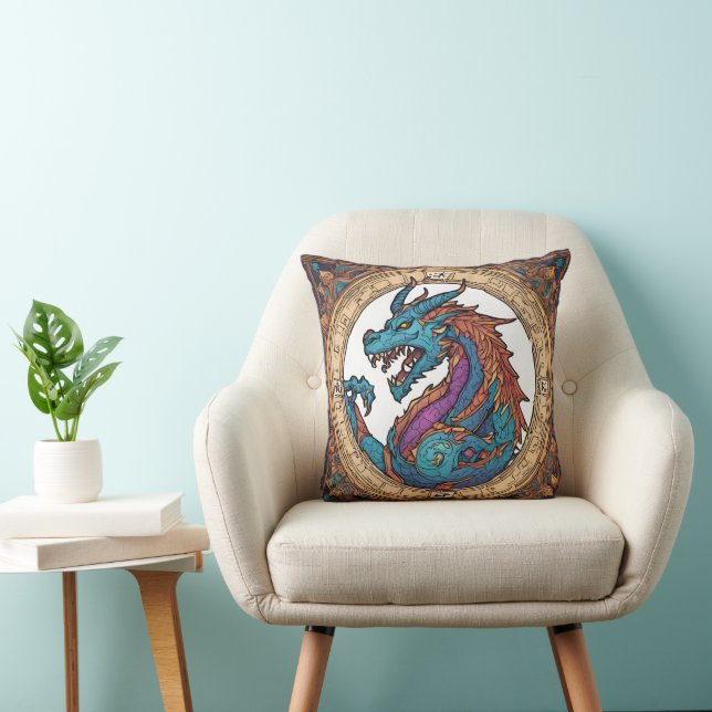Oreillers à lancer de dragon (Chaise)