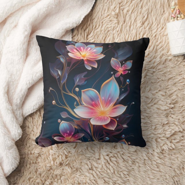 Oreillers à lancer de fleurs et de nature - Art gé (Couverture)