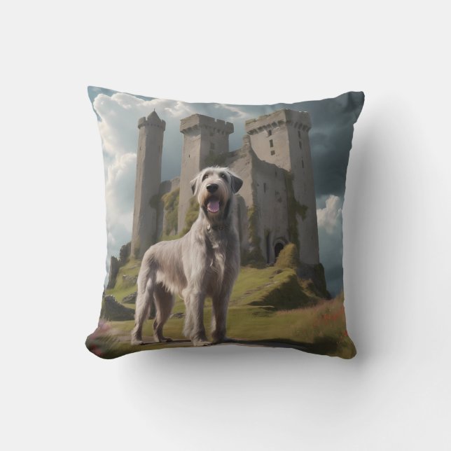 Oreillers à lancer de race élégante de Wolfhound (Recto)