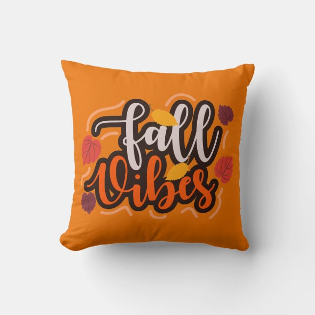 Oreillers à lancer des vibrations d'automne (Recto)