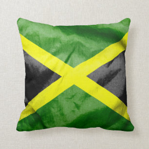 Oreillers à lancer du drapeau jamaïcain