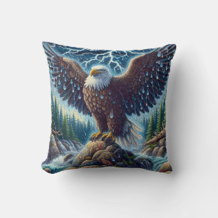 Oreillers à lancer Eagle Art