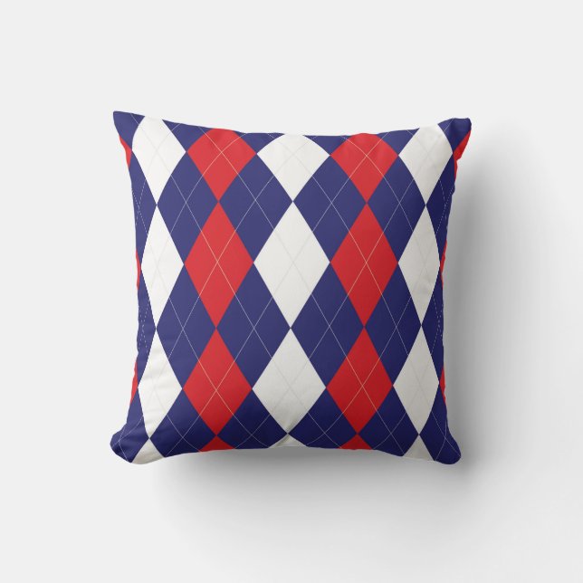 Oreillers à lancer Jacquard Drapeau (Recto)