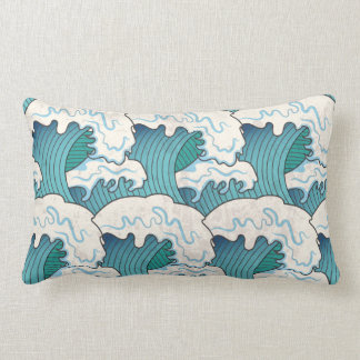Oreillers à lancer japonais Waves Lumbar