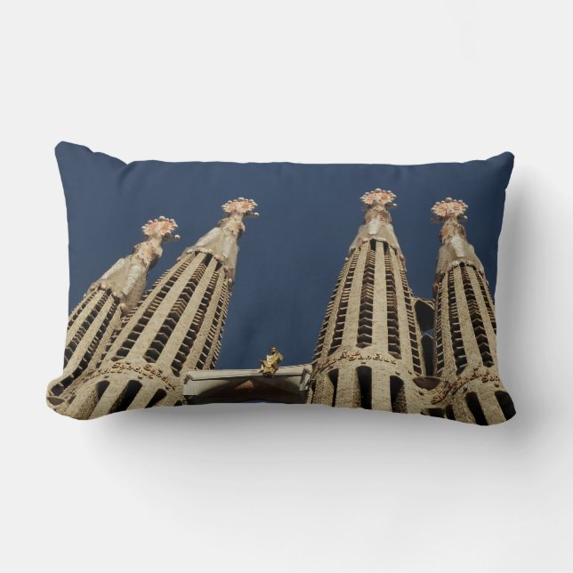 Oreillers à lancer Lumbar de Barcelone (Recto)