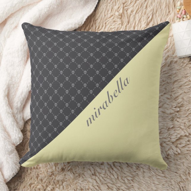 Oreillers à lancer monogramme Motif (Couverture)