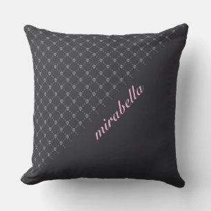 Oreillers à lancer monogramme Motif