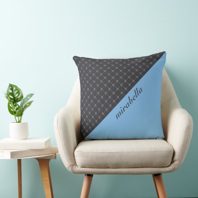Oreillers à lancer monogramme Motif (Chaise)