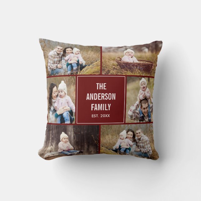 Oreillers à lancer personnalisé Carré (Recto)